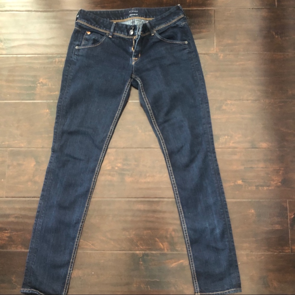 HUDSON skinny low rise jeans